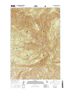 Savage Ridge 2017 topographic map thumbnail