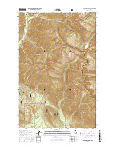 Scotchman Peak 2017 topographic map thumbnail