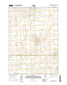 Serviceberry Butte 2017 topographic map thumbnail