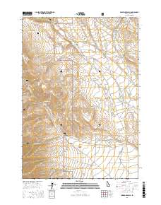 Shamrock Gulch 2017 topographic map thumbnail