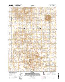 Shattuck Butte 2017 topographic map thumbnail