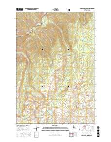 Sheepeater Mountain 2017 topographic map thumbnail