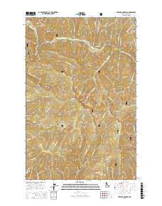Shefoot Mountain 2017 topographic map thumbnail