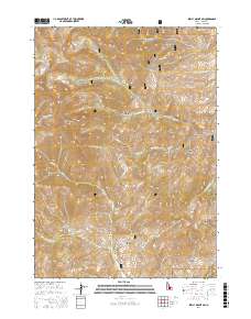 Shelly Mountain 2017 topographic map thumbnail