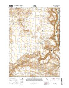 Sinker Butte 2017 topographic map thumbnail