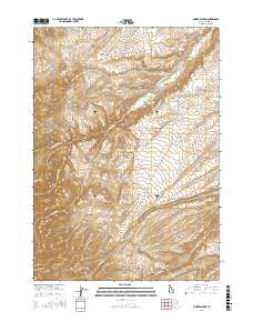 Sinker Canyon 2017 topographic map thumbnail