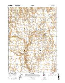 Slack Mountain 2017 topographic map thumbnail