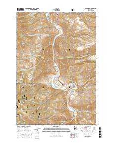 Slate Creek 2017 topographic map thumbnail