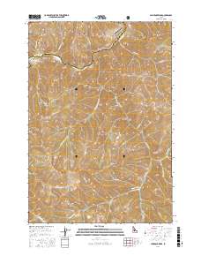 Sliderock Ridge 2017 topographic map thumbnail