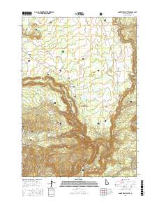 Snake River Butte 2017 topographic map thumbnail