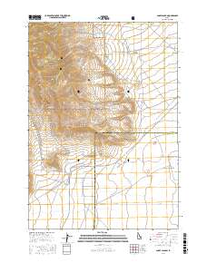 Snaky Canyon 2017 topographic map thumbnail