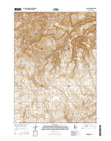 Snow Creek 2017 topographic map thumbnail