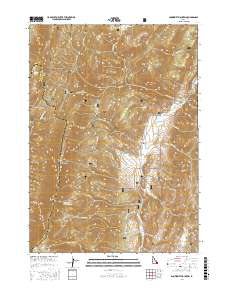 Snowdrift Mountain 2017 topographic map thumbnail