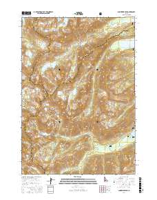 Snowyside Peak 2017 topographic map thumbnail