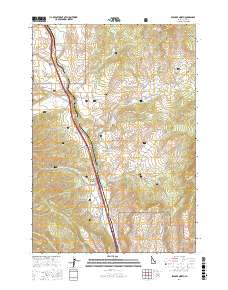 Spencer North 2017 topographic map thumbnail