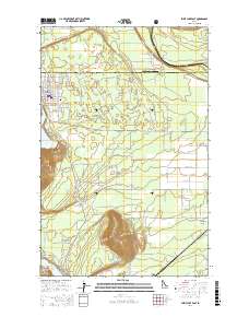 Spirit Lake East 2017 topographic map thumbnail