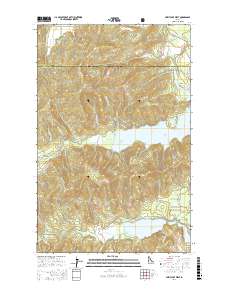 Spirit Lake West 2017 topographic map thumbnail