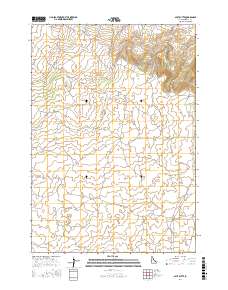 Split Butte 2017 topographic map thumbnail