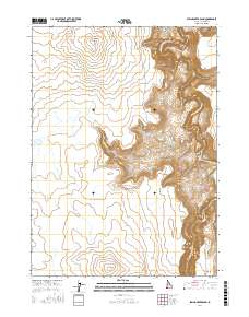 Spring Creek Basin 2017 topographic map thumbnail