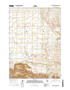 Spring Creek Reservoir 2017 topographic map thumbnail