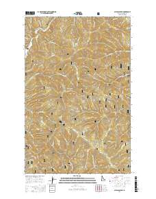 Spyglass Peak 2017 topographic map thumbnail