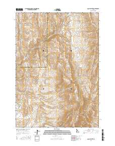 Cherry Gulch 2017 topographic map thumbnail