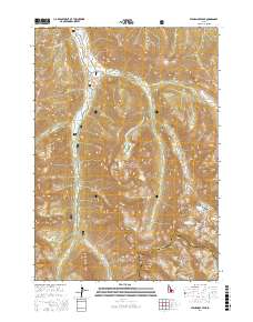 Standhope Peak 2017 topographic map thumbnail