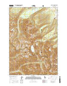 Stanley Lake 2017 topographic map thumbnail