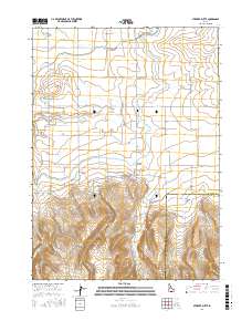 Stricker Butte 2017 topographic map thumbnail