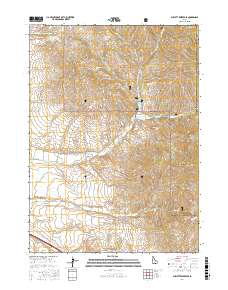 Sublett Reservoir 2017 topographic map thumbnail
