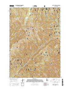 Sunset Mountain 2017 topographic map thumbnail