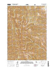 Sunset Peak 2017 topographic map thumbnail