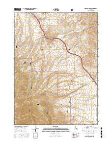 Sweetzer Canyon 2017 topographic map thumbnail