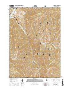 Sydney Butte 2017 topographic map thumbnail