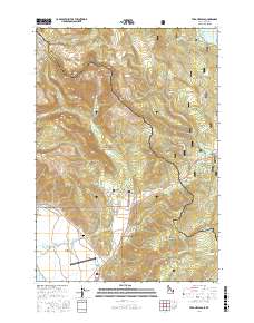 Targhee Pass 2017 topographic map thumbnail