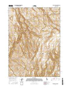 Taylor Canyon 2017 topographic map thumbnail