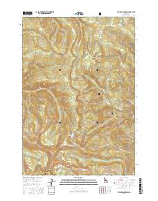 Taylor Mountain 2017 topographic map thumbnail