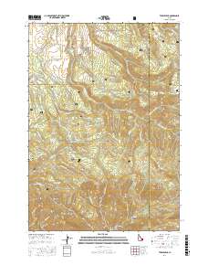 Temple Peak 2017 topographic map thumbnail