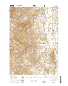Tendoy 2017 topographic map thumbnail