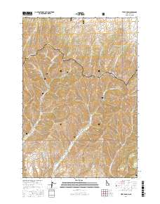 Tepee Draw 2017 topographic map thumbnail