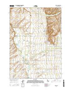 Tetonia 2017 topographic map thumbnail
