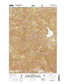 Thompson Creek 2017 topographic map thumbnail