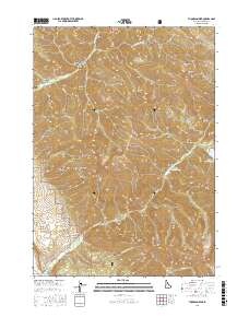 Thompson Peak 2017 topographic map thumbnail