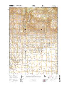 Thunder Gulch 2017 topographic map thumbnail