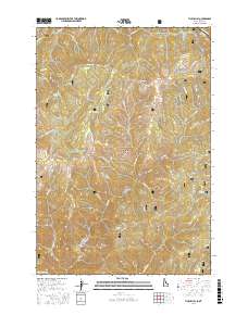Tincup Hill 2017 topographic map thumbnail