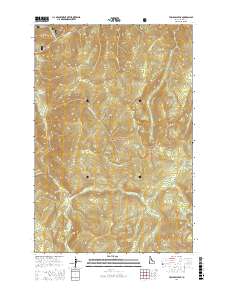 Tom Beal Peak 2017 topographic map thumbnail