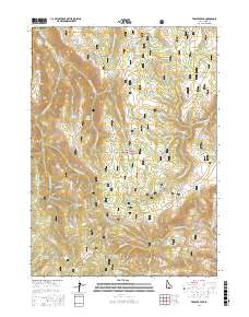 Trapper Peak 2017 topographic map thumbnail