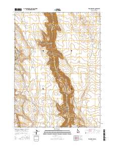 Triguero Lake 2017 topographic map thumbnail