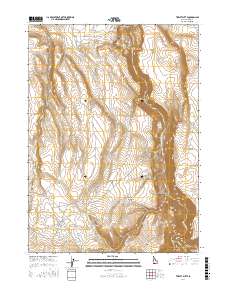 Triplet Butte 2017 topographic map thumbnail