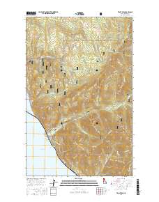 Trout Peak 2017 topographic map thumbnail